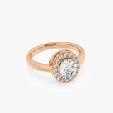 The Oval Halo Solitaire