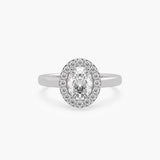 The Oval Halo Solitaire