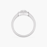 The Oval Halo Solitaire