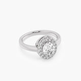 The Oval Halo Solitaire