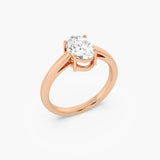 Sleek Oval Ring