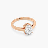 Sleek Oval Ring