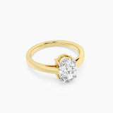 Sleek Oval Ring