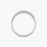 The Pavé Wave Dome Ring