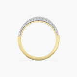 The Pavé Wave Dome Ring