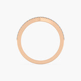 The Curved Chevron Pavé Band