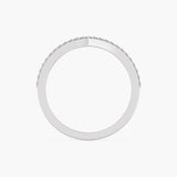 The Curved Chevron Pavé Band