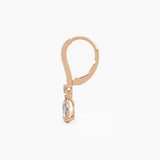 The Pear Drop Diamond Huggies