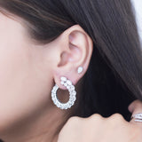 The Diamond Duo Hoops