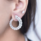 The Diamond Duo Hoops