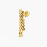 The Twin Line Drop Earrings