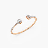 The Emerald Halo Open Cuff