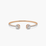 The Emerald Halo Open Cuff