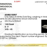 Golden Curve Diamond Band