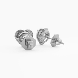 Heart Halo Studs