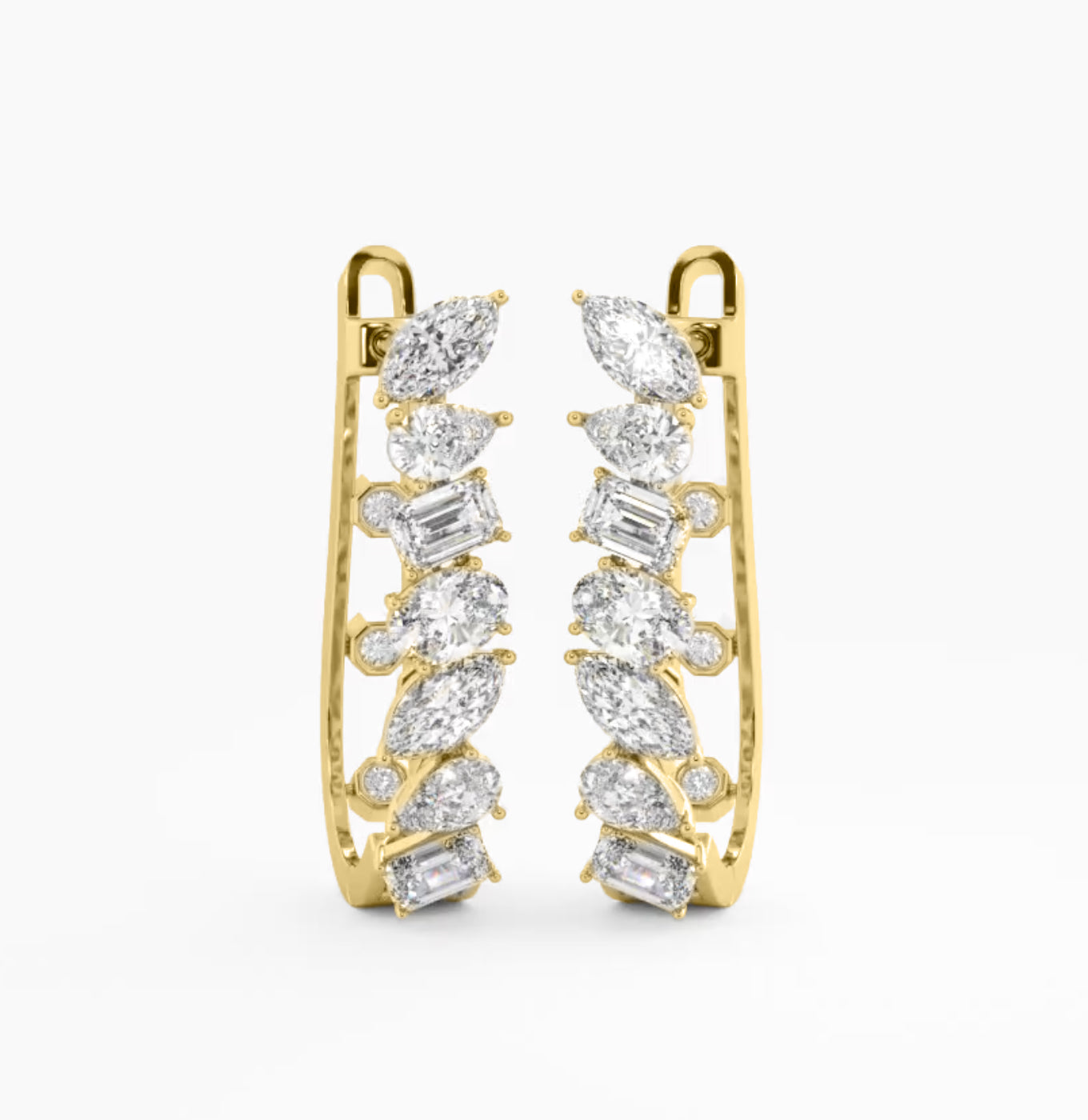 The Diamond Cascade Hoops