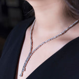 The Cascade Lariat Necklace