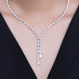 The Cascade Lariat Necklace