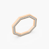 The Octagon Pavé Band