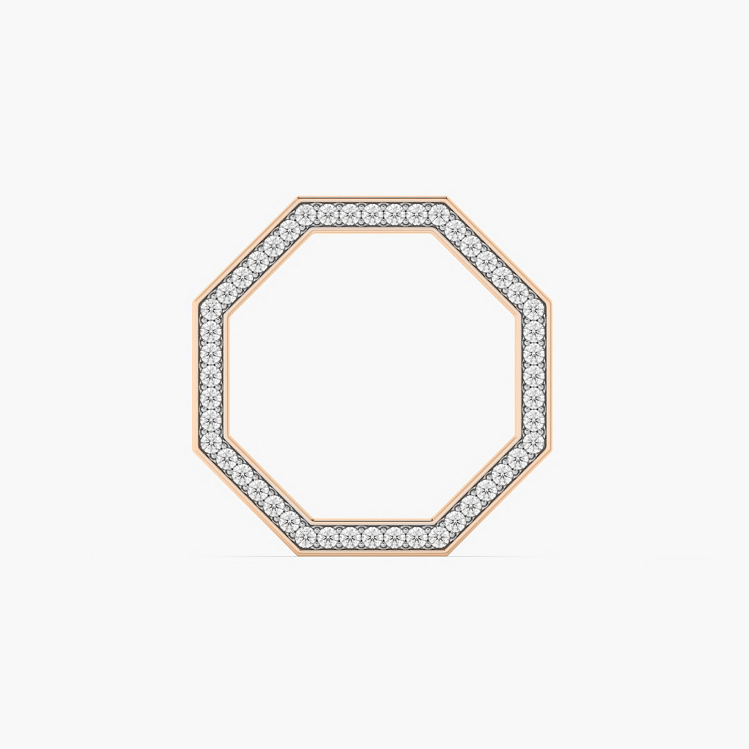 The Octagon Pavé Band