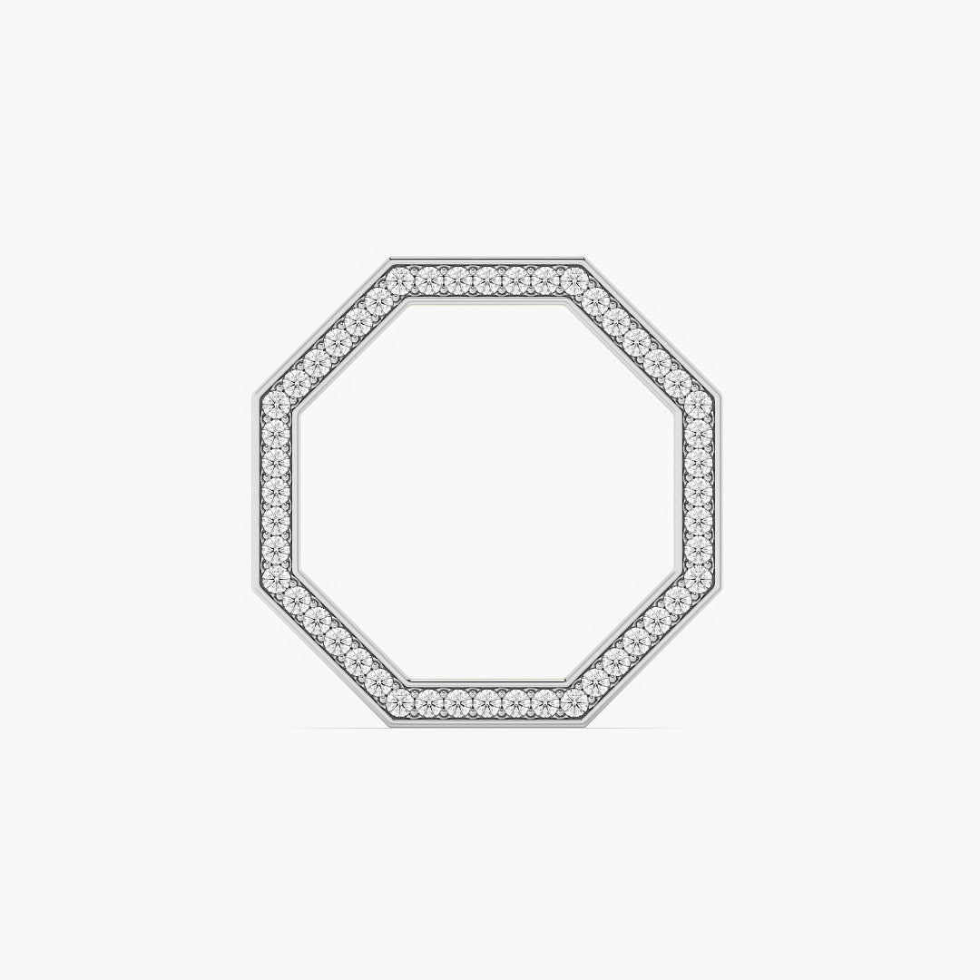 The Octagon Pavé Band