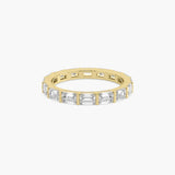 The Emerald Cut Eternity Band