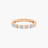 The Emerald Cut Eternity Band