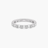 The Emerald Cut Eternity Band