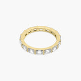 The Emerald Cut Eternity Band