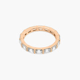 The Emerald Cut Eternity Band