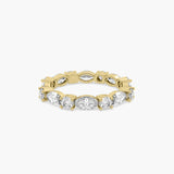 Marquise & Round eternity band