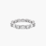 Marquise & Round eternity band