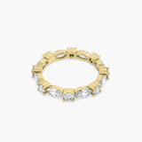 Marquise & Round eternity band