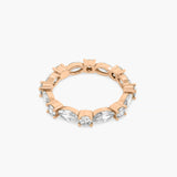Marquise & Round eternity band