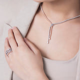 The Two-Tone Knot Lariat