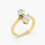 The Twin Flame Pear Ring