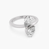 The Twin Flame Pear Ring