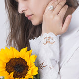 The Diamond Bloom Ring