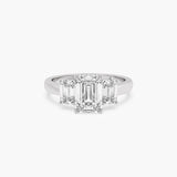 The Aurora Three-Stone Ring