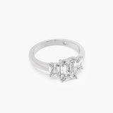 The Aurora Three-Stone Ring