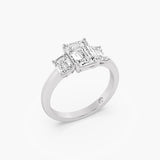 The Aurora Three-Stone Ring