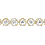 The Halo Link Diamond Bracelet
