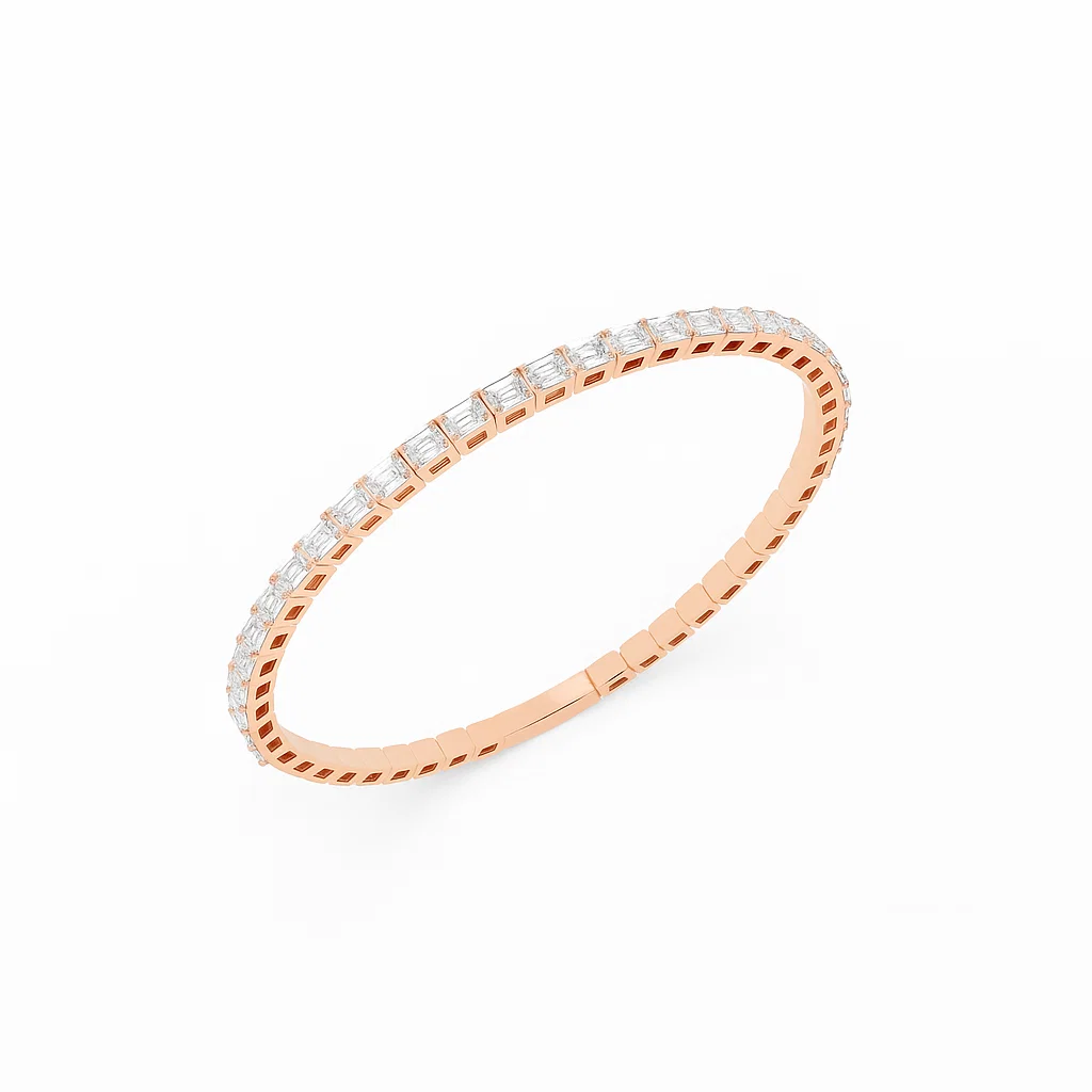 The Emerald Line Bangle