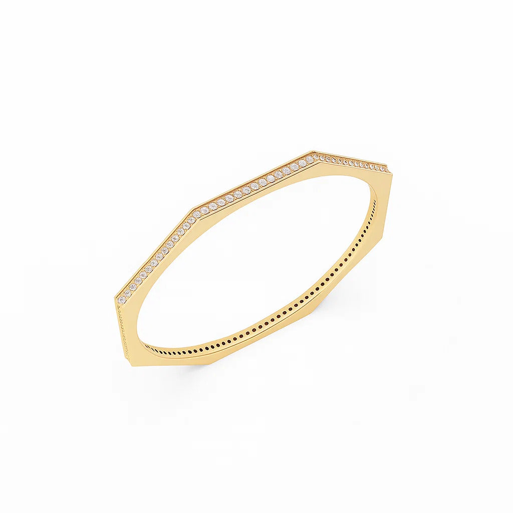 The Octa Pavé Bangle
