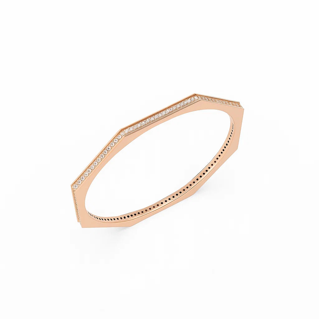 The Octa Pavé Bangle