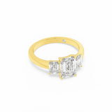 The Aurora Three-Stone Ring