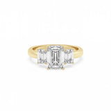 The Aurora Three-Stone Ring