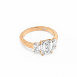 The Aurora Three-Stone Ring