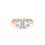 The Aurora Three-Stone Ring