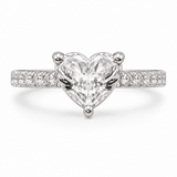 The Blushing Heart Ring